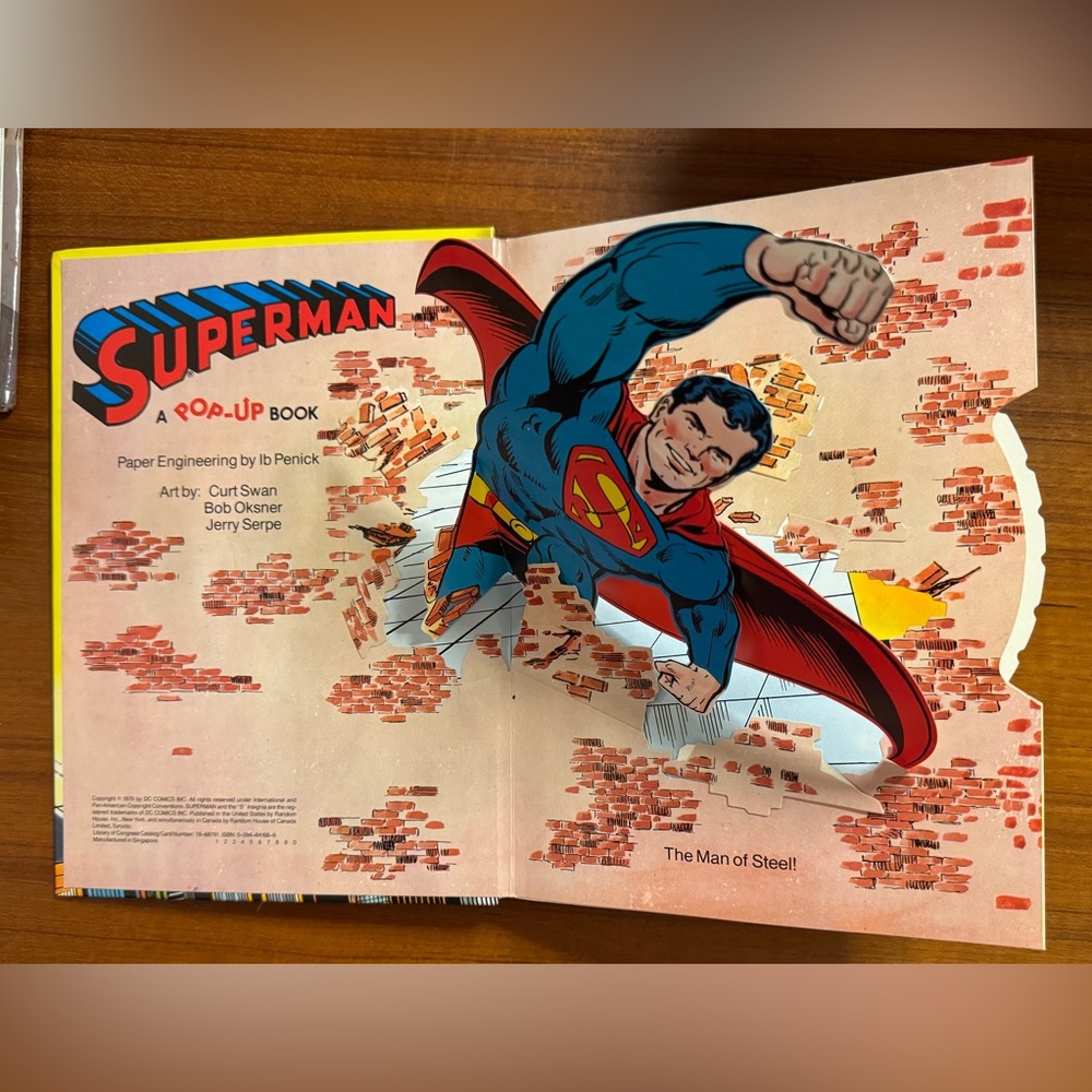 1979 Superman Pop-Up Book! Great condition! A CRAZY Find! Don’t miss out! - Picture 5 of 16